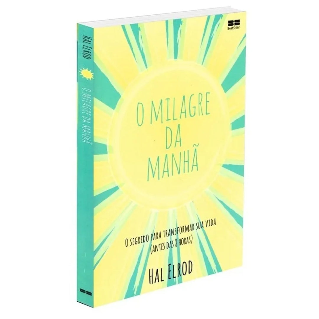 Livro Best Seller O Milagre da Manha Self Help Book Hal Elrod em Portugues