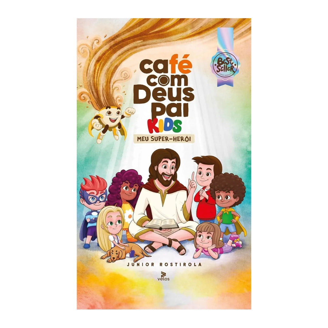 Livro Best Seller Cafe com Deus Pai Kids Religious Book em Portugues