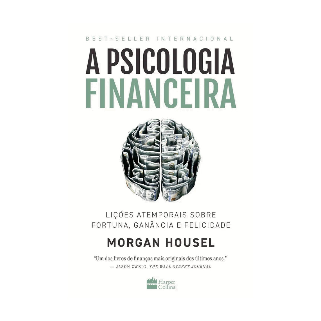 Livro Best Seller A Psicologia Financeira Self Help Book em Portugues