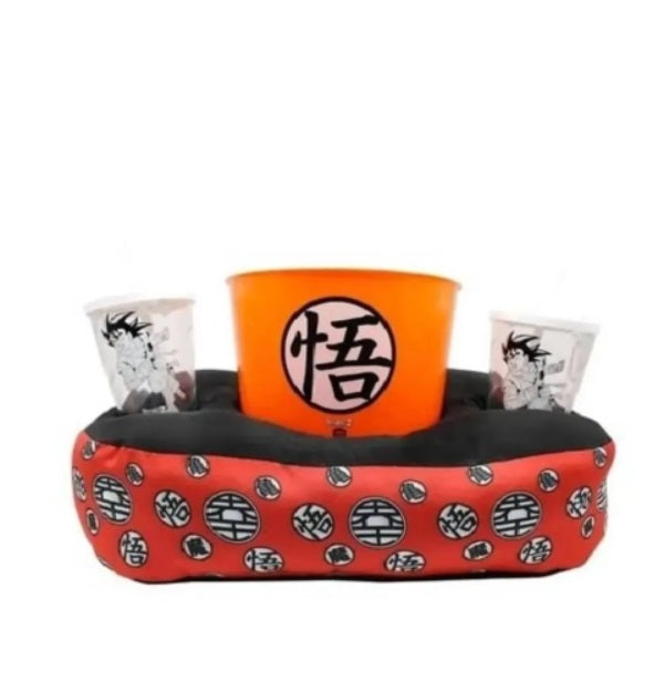 Brazilian Set Dragon Ball Z Goku Popcorn Movie Time Cushion Cups Bucket Pillow