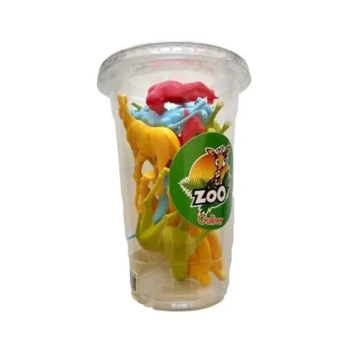 Brazilian Original Gulliver Zoo Animals Miniature Kids Collectible Toys 12 Pcs
