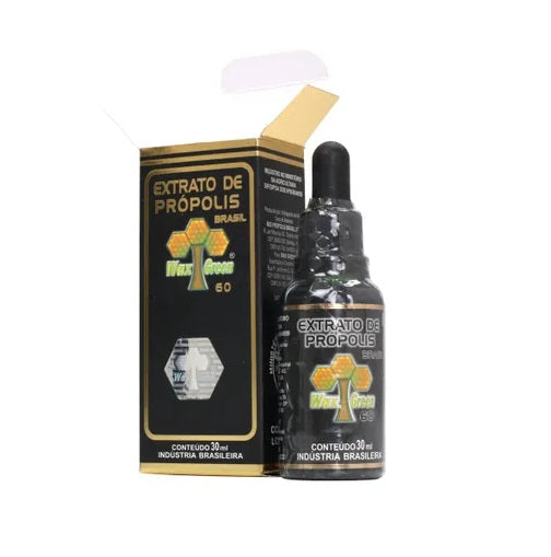 Brazilian Original Natural Immunity Green Propolis 60 Wax Free 30ml - Wax Green
