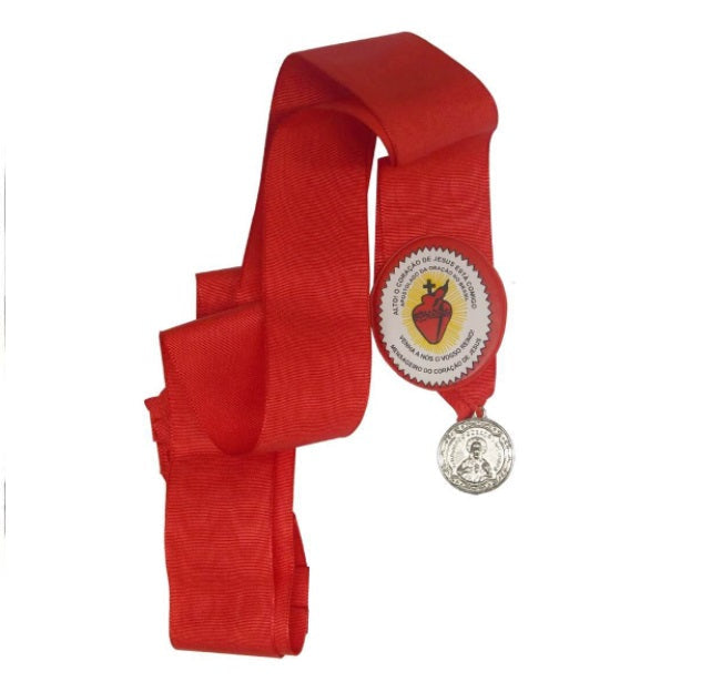 Brazilian Jesus Heart Apostolate Ribbon Religious Collectible Articles Baptism