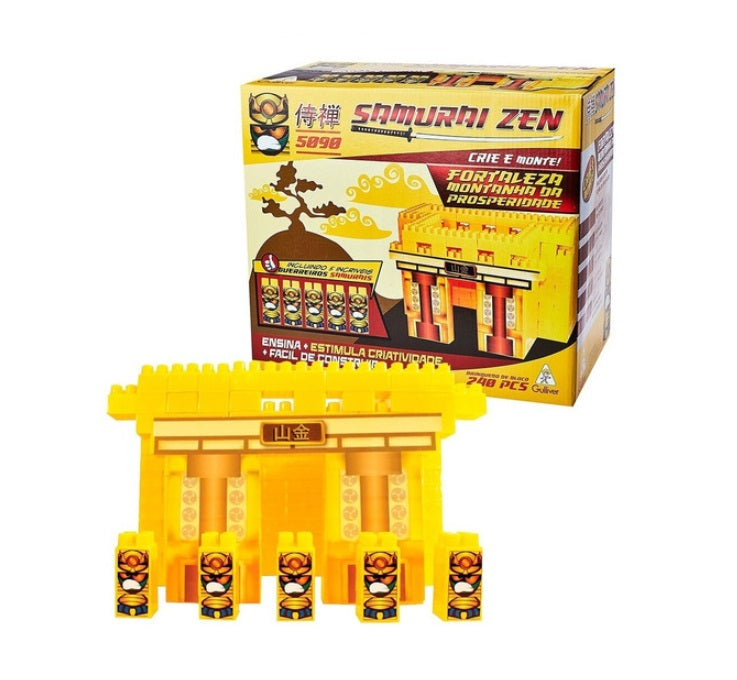 Brazilian Original Gulliver Samurai Zen Mountain Miniature Collectible 240 Pcs