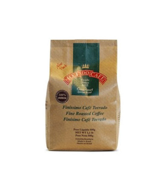 Brazilian Original Rei do Café Gourmet Organic Coffee Turkish Greek Grain 500g