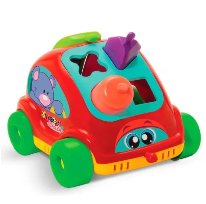 Brazilian Original Gulliver Smoby Baby Shapes Fitting Phone Cart Kids Play Toys