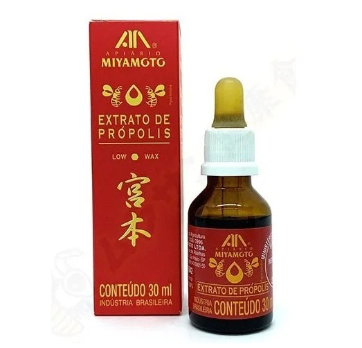 Brazilian Original Natural Immunity 26% Green Propolis Extract 30ml - Miyamoto