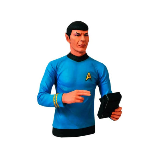 Star Trek Diamond Spock Piggy Bank Money Safe Box Decorative Collectible