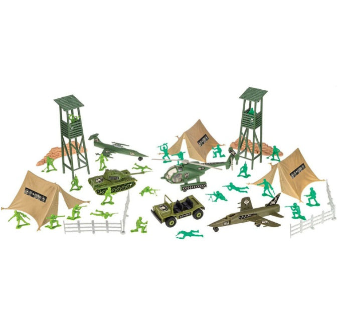 Original Gulliver Armed Forces Army Soldiers Play Set Vintage Toys 75 Pcs