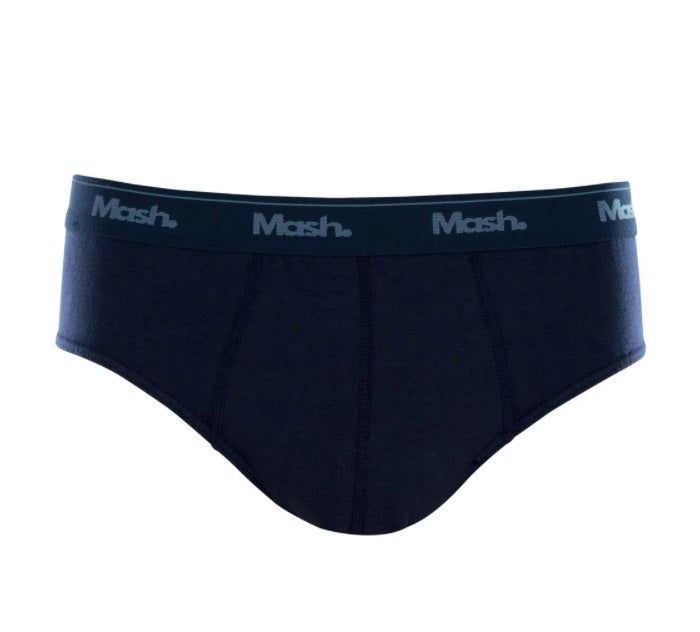 Lot of 3 Mash Slip Cotton Dark Blue Confortable Underwear Brazilian Original