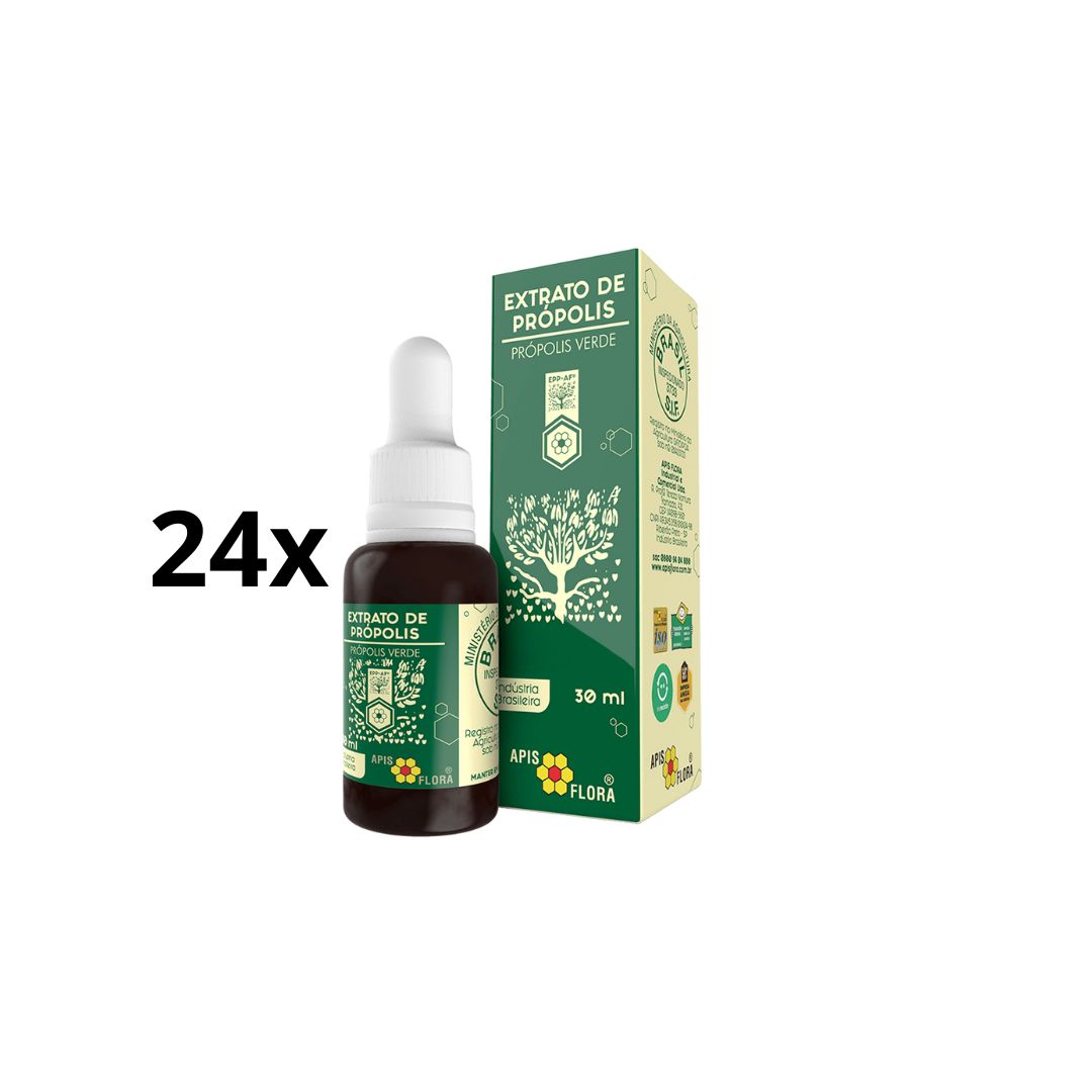 Apis Flora Propolis Lof of 24x Apis Flora Green Propolis Extract Supplement 30ml