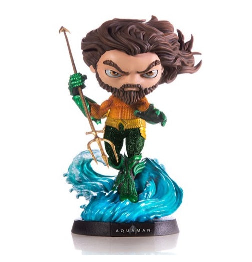 Iron Studios Aquaman Deluxe Mini Co Justice League Miniature Figure Collection
