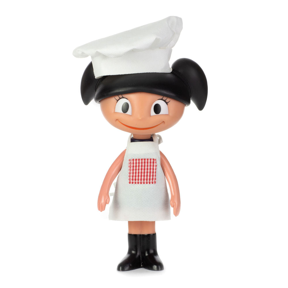 Boneca Luna Chef em Vinil 20cm - Estrela