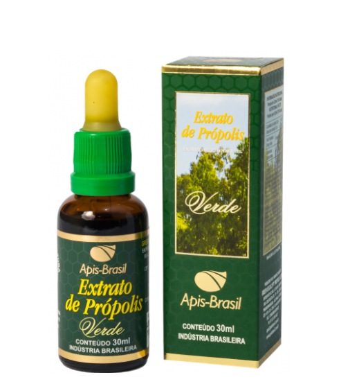 Brazilian Bee Green Extract of Propolis (17%) 30ml - Apis Brasil