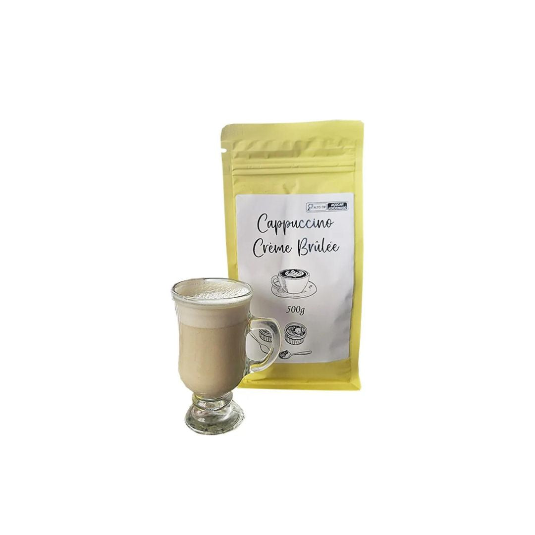 Cappuccino Creme Brulee Flavored Coffee Drink Powder 500g Cafe Toledo