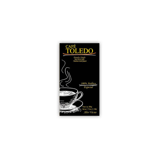Brazilian Gourmet Coffee Blend Grounded Roasted Drink 500g Cafe Toledo