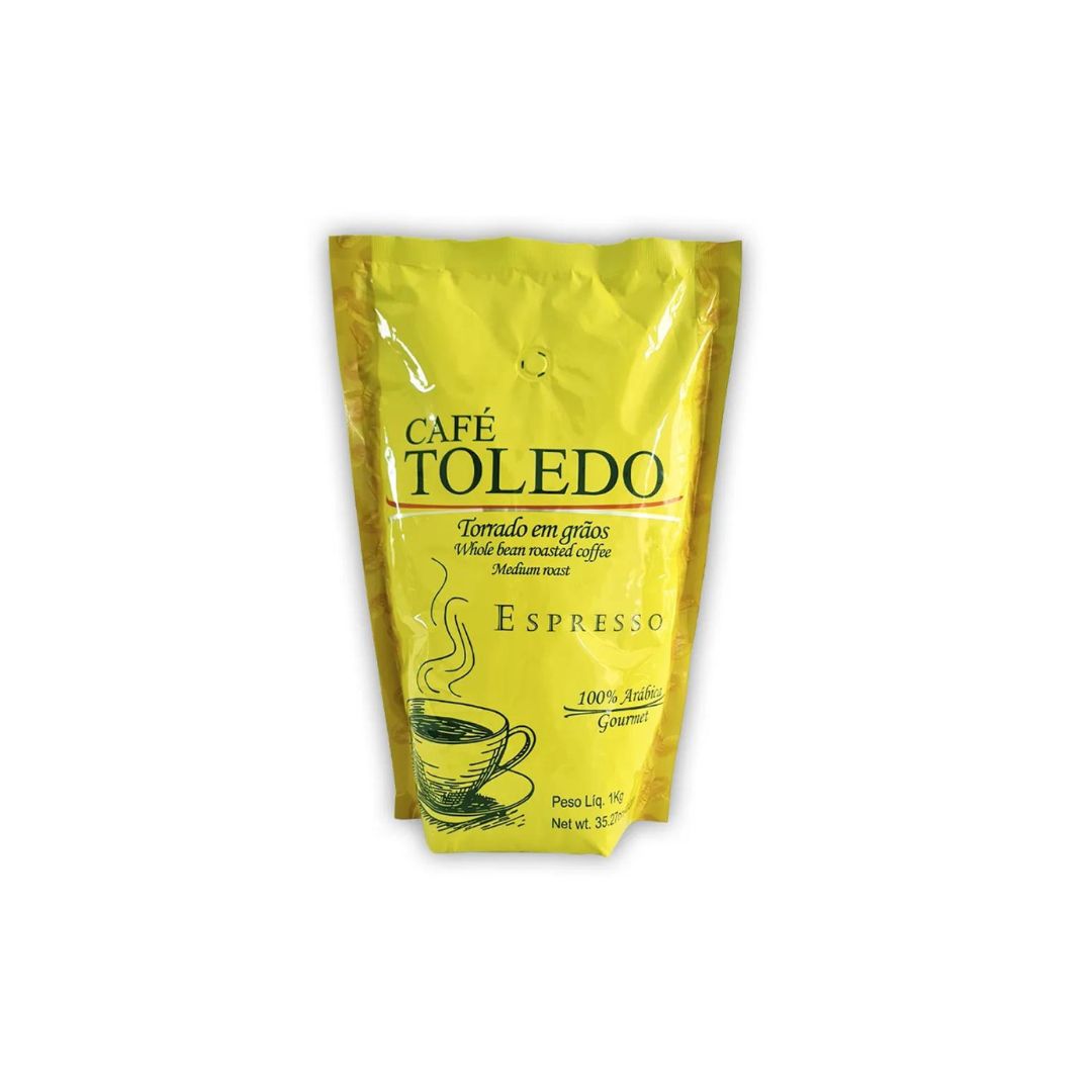Brazilian Gourmet Expresso Coffee Grounded Roasted Drink 1Kg Cafe Toledo