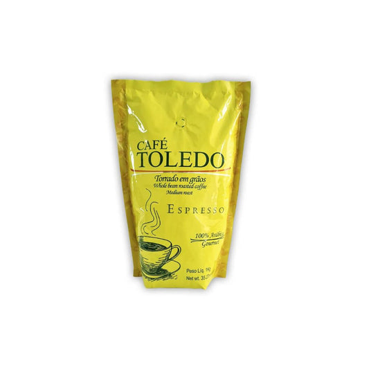 Brazilian Gourmet Expresso Coffee Grounded Roasted Drink 1Kg Cafe Toledo