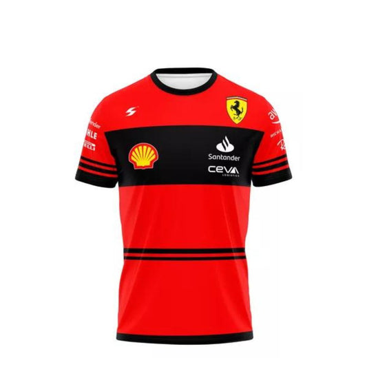 Ferrari F1 Dry Fit UV Protection Shirt Polyester Collectible Sports XL Size