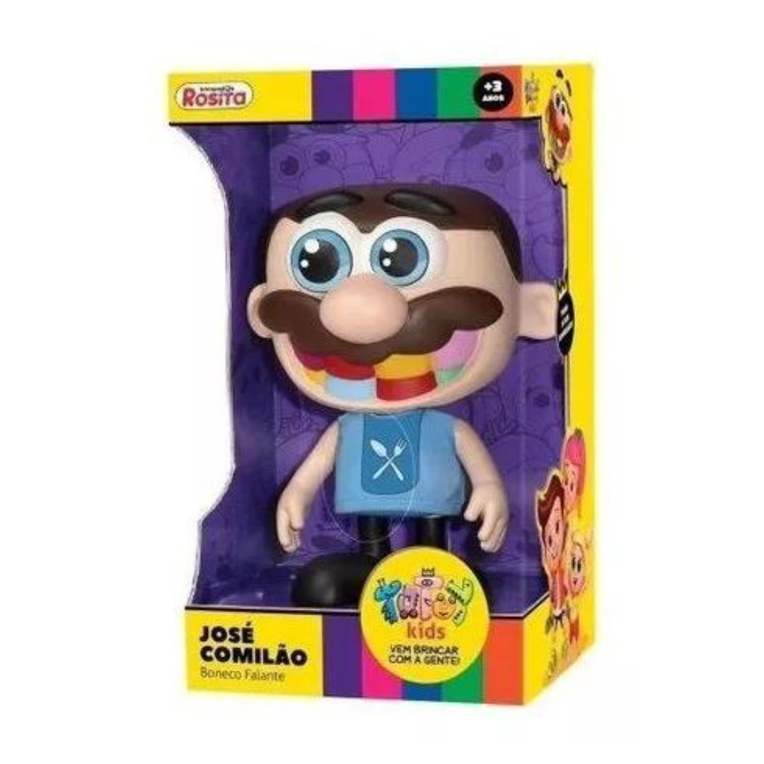 Totoy Kids José Comilão Talking Doll Kids Toy Children Fun Play 19cm Rosita