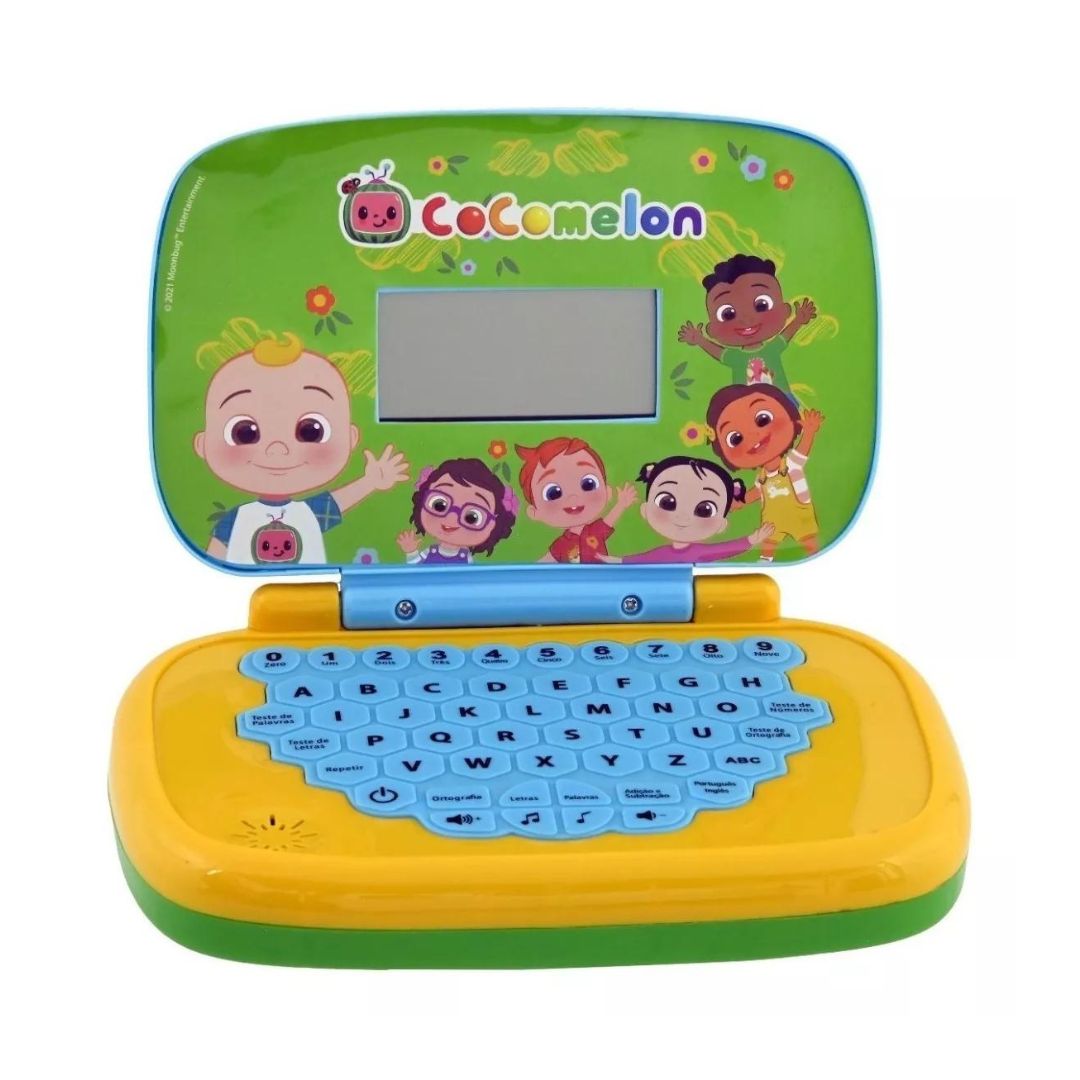 Cocomelon Kids Bilingual Laptop Children's Notebook Fun Play Toys Candide