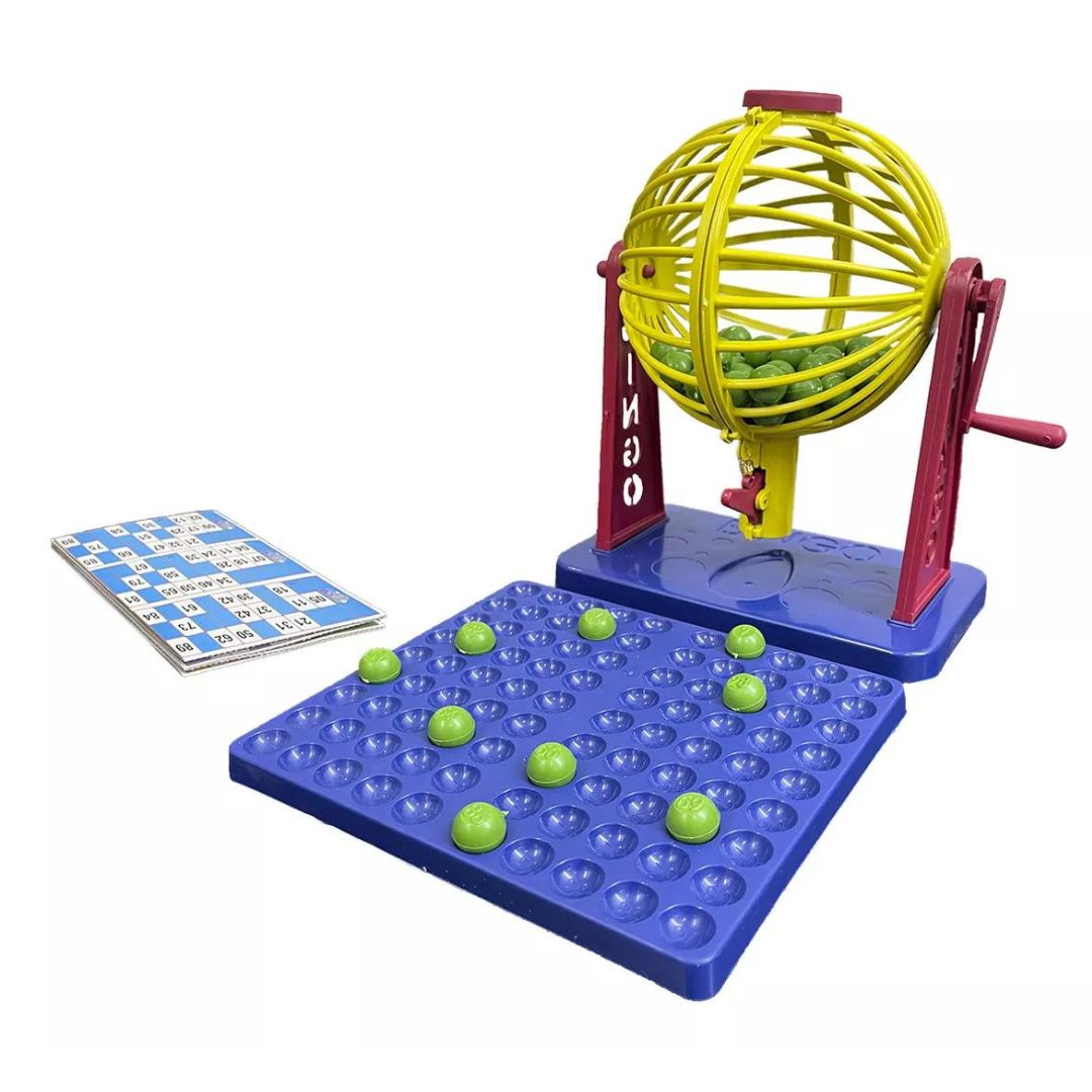 Bingo Game With 24 Cards And Ball Dispenser Game Fun Play Kids