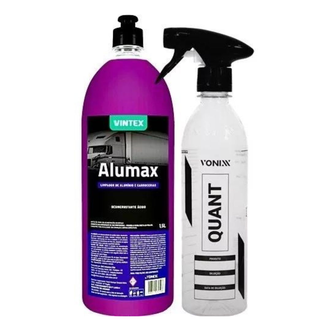 Vonixx Alumax + Quant Diluter Automotive Car Vehicle Maintenance Kit