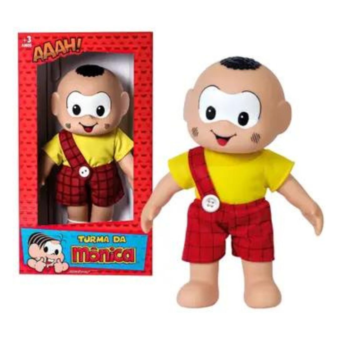 Turma da Mônica Cascão Dolls Collection Kids Toys Play Fun Baby Brink