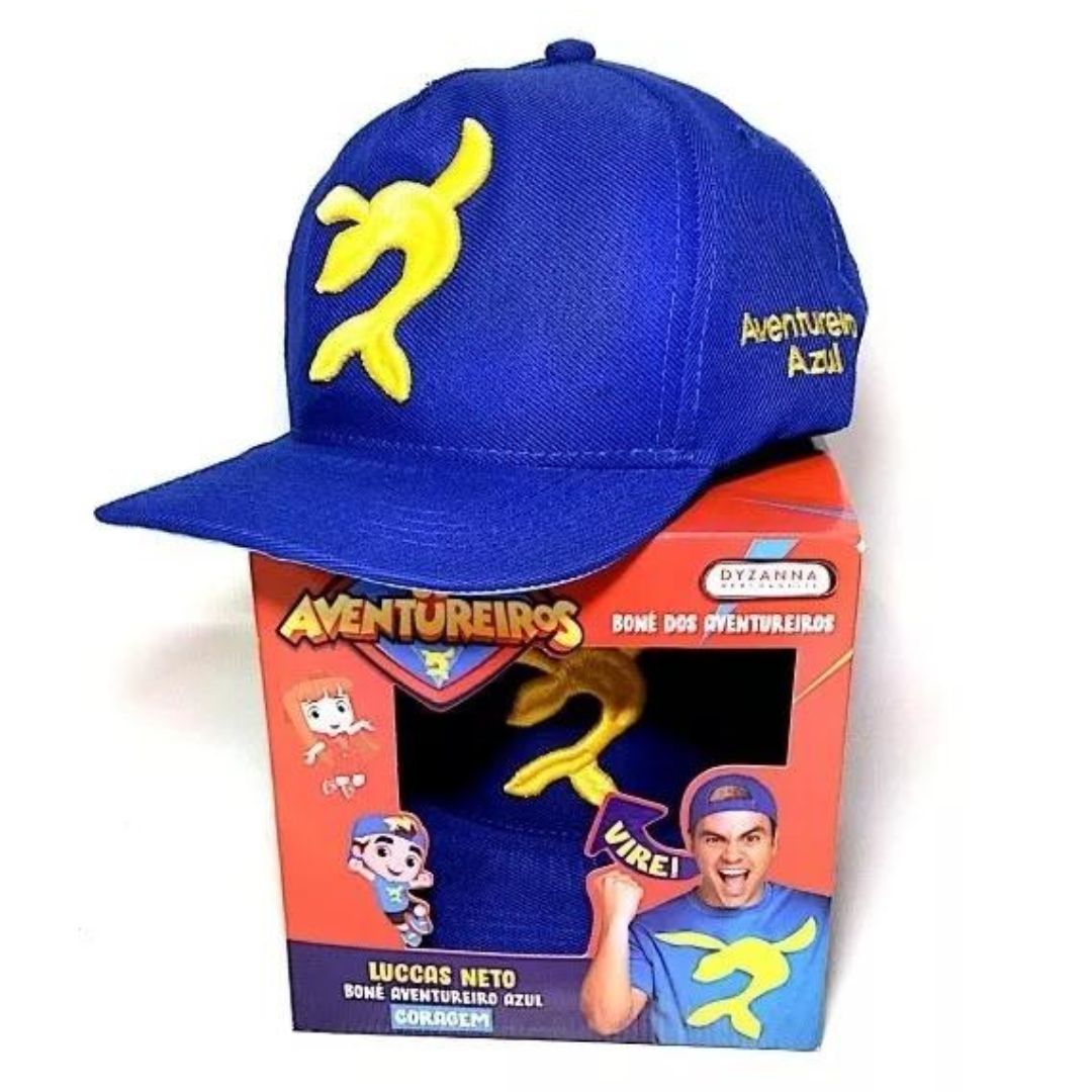 Luccas Neto Os Aventureiros Children's Cap Kids Fun Acessories Dryzanna