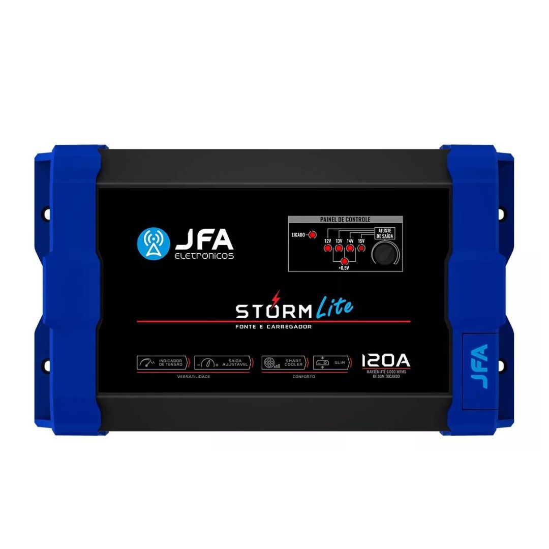Storm Lite 120A Bivolt Automotive Source Charger Car Power Supply Battery JFA