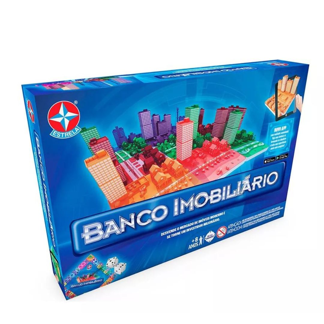 Banco Imobiliario Monopoly Boardgame Estrela Kids Play Game Fun Toys