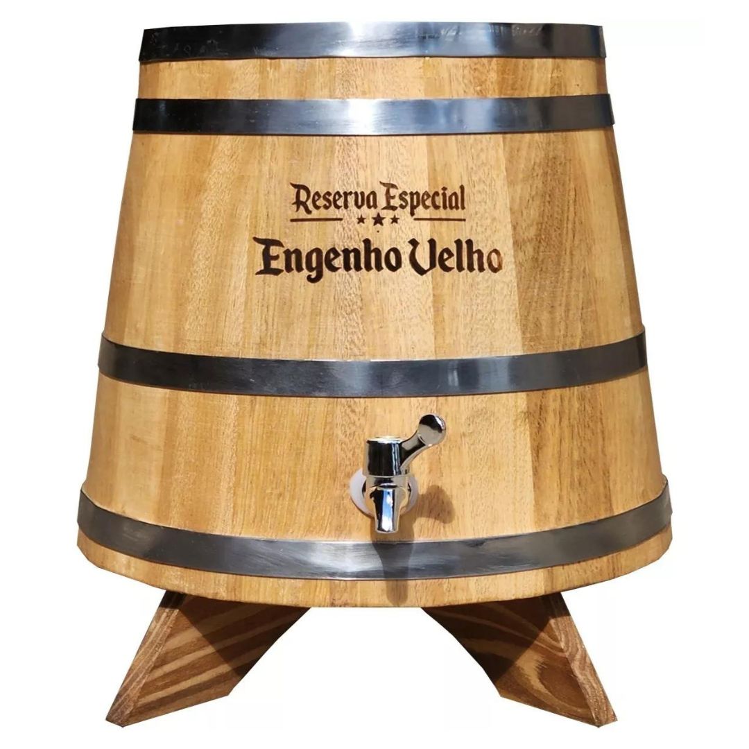 European Oak Wooden Cachaca Distilled Drink Barrel 6 Liters Capacity