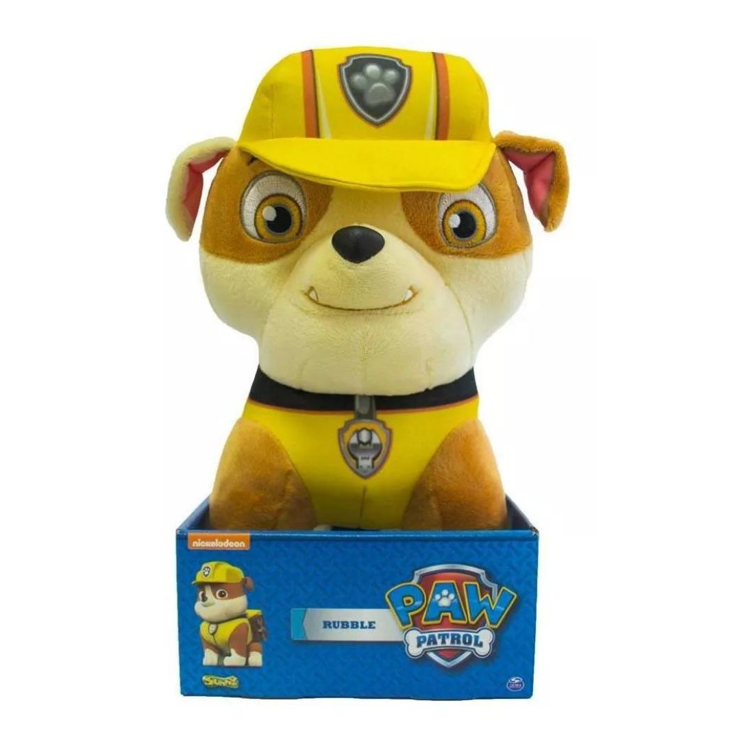 Paw Patrol Rubble Dog Plush Kids Children Toy Fun Play Doll 30cm Sunny