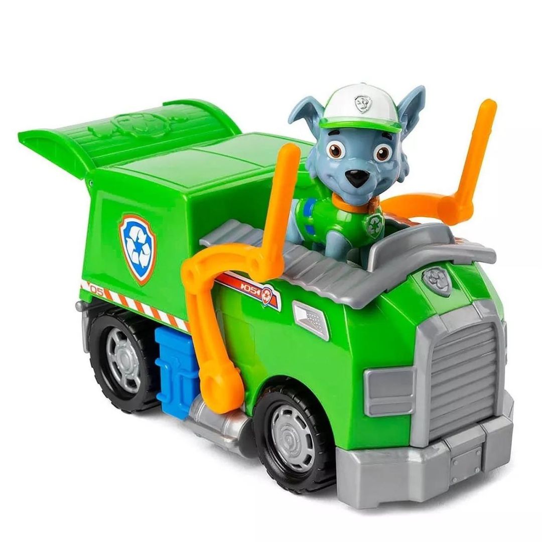 Paw Patrol Roky Recycle Truck Kids Play Fun Toys Doll 9cm Sunny