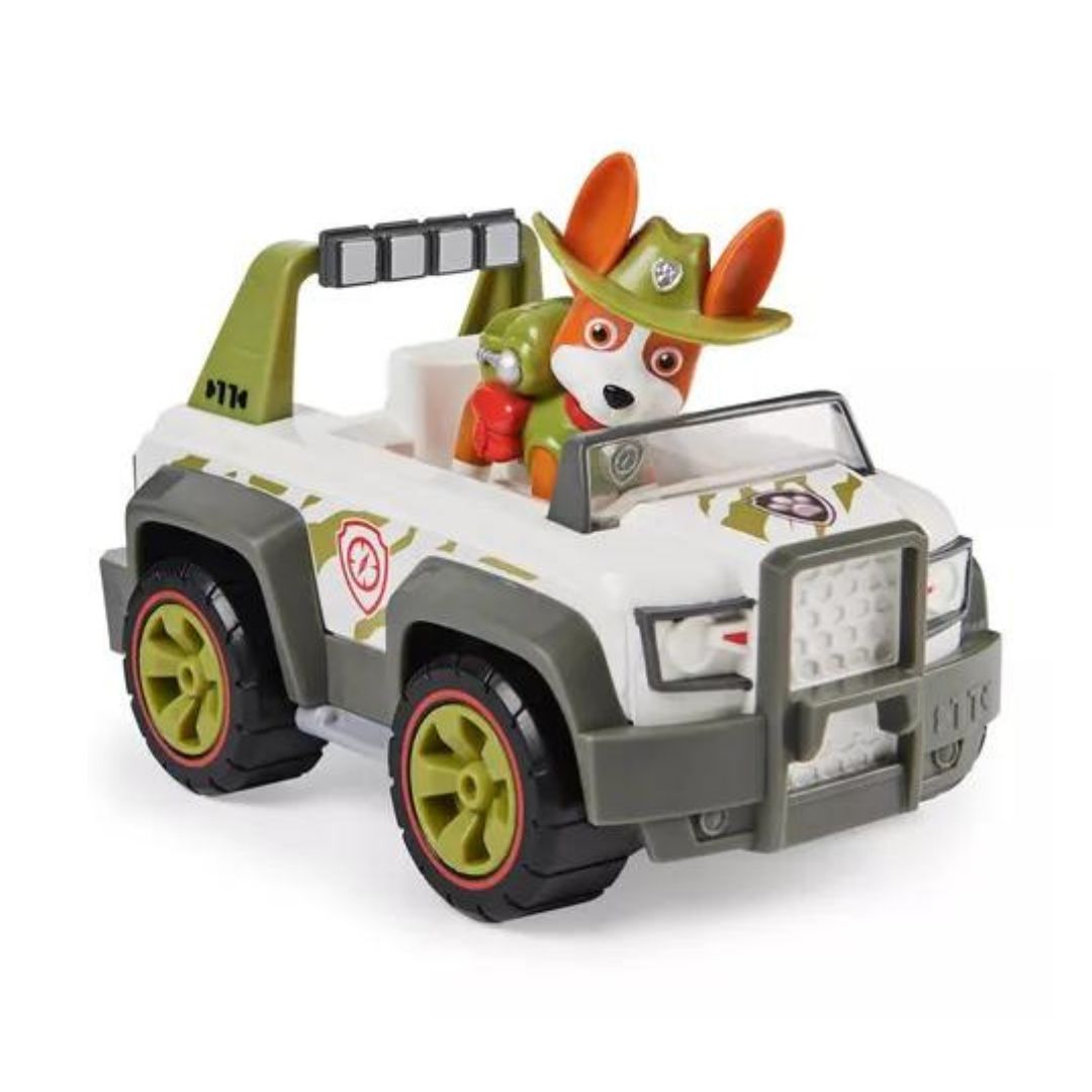 Paw Patrol Tracker Jungle Cruiser Kids Toys Play Fun 10cm Spin Master