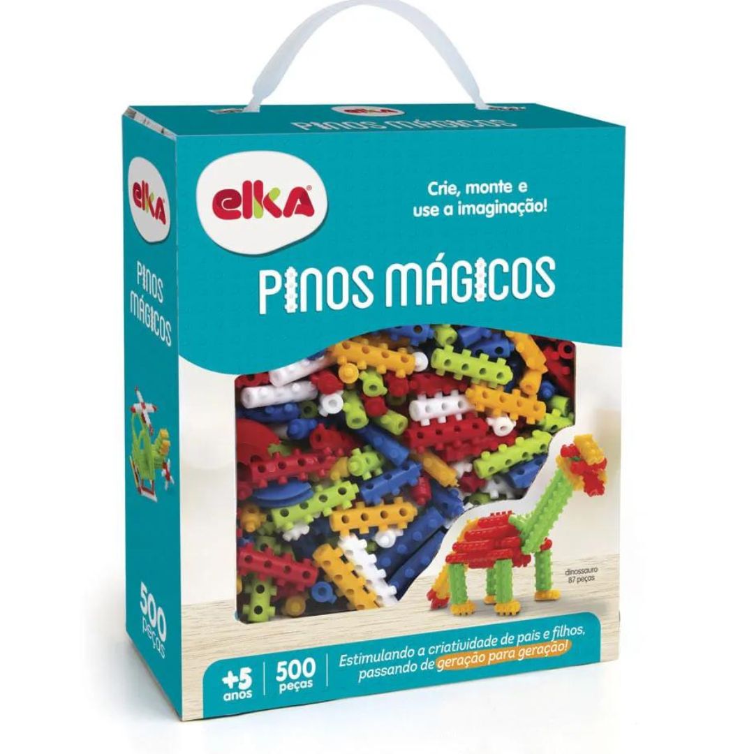Pinos Mágicos Mountable Blocks / Pins 550 pcs Kids Children's Toys Fun Play Elka