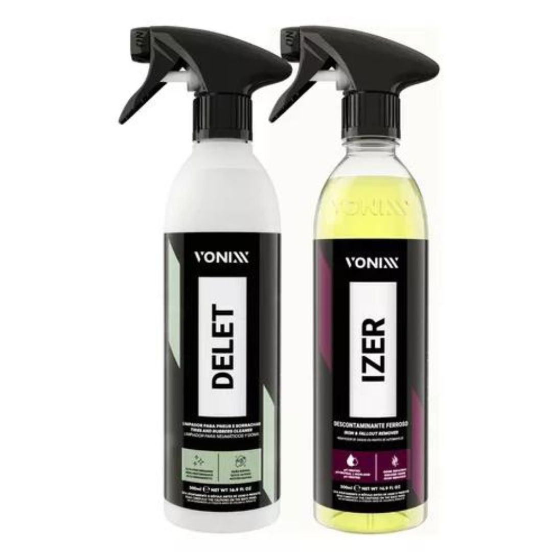 Vonixx Izer + Delet Automotive Cleaner Maintenance Kit 2x 500ml
