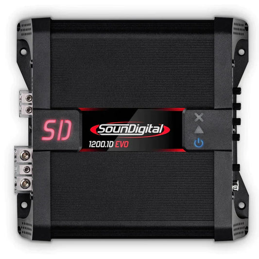 Brazilian Original Soundigital Amplifier 1200.1D 2 Ohms EVO II 1200W 2 Channels