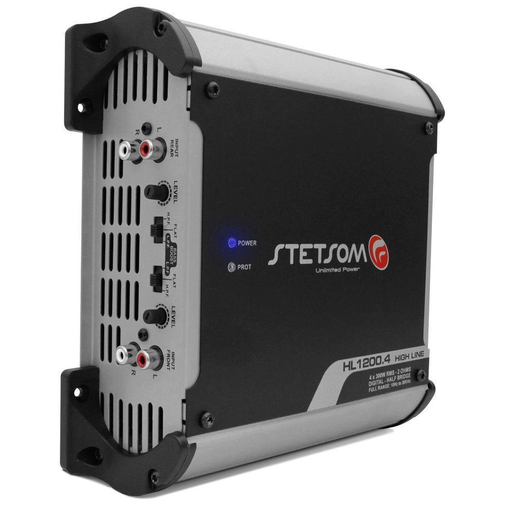 Amplifier module Stetsom High Line HL1200.4 1200W RMS 2 Ohms 4 Digital Channels