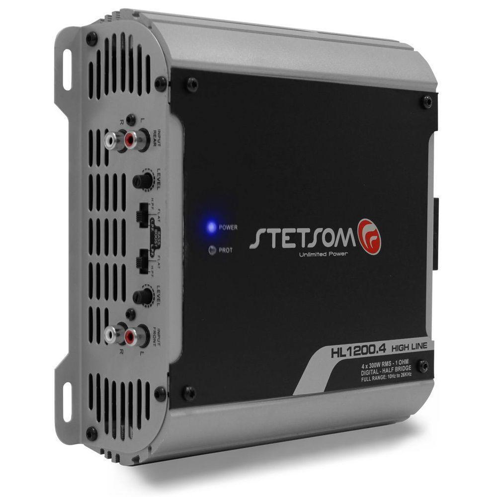 Amplifier module Stetsom High Line HL1200.4 1200W RMS 4 Ohm 1 RCA Digital Channels